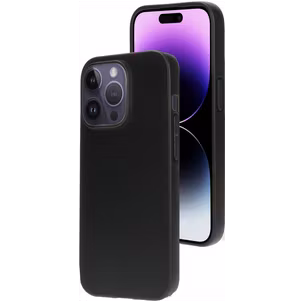 Mobiparts Classic iPhone 14 Pro Hülle Flexibles TPU Backcover - Matt Black