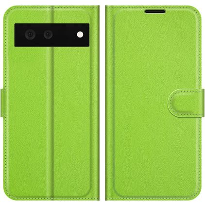 Mobigear Classic Google Pixel 6 Klapphülle Portemonnaie - Grün