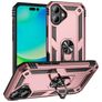 Mobigear Armor Ring iPhone 17 Hülle Hardcase Backcover Stoßfest mit Ringhalter - Roségold