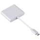 Mobigear USB-C auf HDMI / USB-A / USB-C Hub - Silber