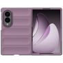 Mobigear Bumpy Samsung Galaxy Z Fold 8 Hülle Flexibles TPU Backcover - Lila