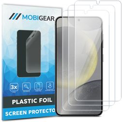 Mobigear Samsung Galaxy S25 Plus Displayschutz Schutzfolie - Hüllenfreundlich (3er Pack)