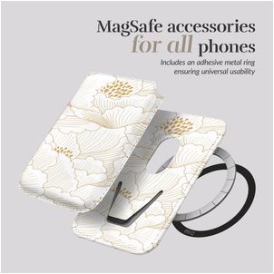 MIO Kartenetui - 3 Karten - MagSafe Kompatibel - Roses