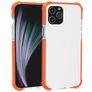 Mobigear Full Bumper iPhone 12 Pro Max Hülle Hardcase Backcover Stoßfest - Transparent / Orange