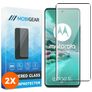 Mobigear Premium Motorola Edge 40 Neo Panzerglas Gehärtetes Glas Displayschutz - Hüllenfreundlich - Schwarz (2er Pack)