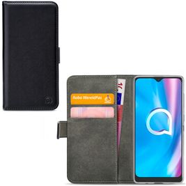 Mobilize Classic Gelly Wallet Alcatel 1SE (2020) Hülle Klapphülle Geldbörse - Schwarz
