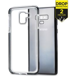 Mobilize Shatterproof Samsung Galaxy J6 (2018) Hülle Hardcase Backcover Stoßfest - Transparent / Schwarz