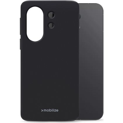 Mobilize Rubber Gelly Vivo X300 Ultra Hülle Flexibles TPU Backcover - Schwarz