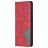 Mobigear Rhombus Slim OPPO Reno 4 Hülle Klapphülle - Rot