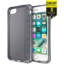 ITSkins SpectrumClear iPhone 7 Hülle Flexibles TPU Backcover Stoßfest - Smoke