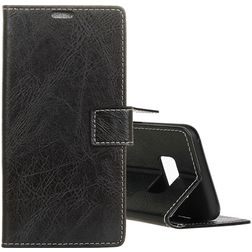 Mobigear Basic Samsung Galaxy S10e Hülle Klapphülle Geldbörse - Schwarz