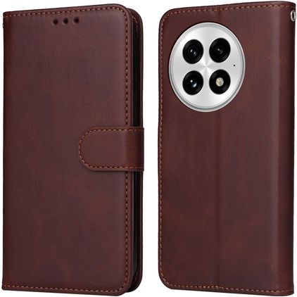 Mobigear Wallet OnePlus 13 Hülle Klapphülle Geldbörse - Braun