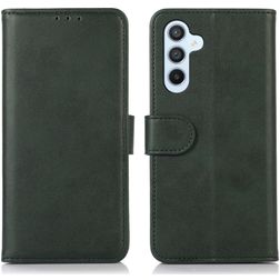 Mobigear Wallet Samsung Galaxy S24 FE Hülle Klapphülle Geldbörse - Grün