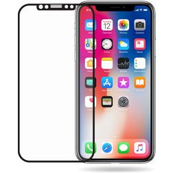 Mobilize Premium iPhone X Panzerglas Displayschutz - Schwarz