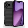 Mobigear Bumpy iPhone 18 Pro Max Hülle Flexibles TPU Backcover - Schwarz