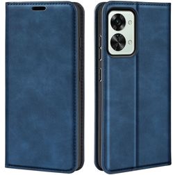 Mobigear Retro Slim OnePlus Nord 2T 5G Hülle Klapphülle Geldbörse - Blau