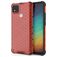 Mobigear Honeycomb Xiaomi Redmi 9C Hülle Hardcase Backcover Stoßfest - Rot