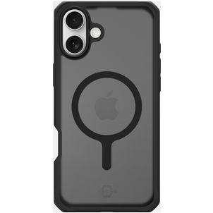 ITSKINS Level 2 HybridMagFrost R iPhone 16 Plus MagSafe Hülle Hardcase Backcover Stoßfest - Schwarz