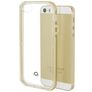 Mobilize Gelly Plus Durchsichtig iPhone 5 Hülle Flexibles TPU Backcover - Champagne