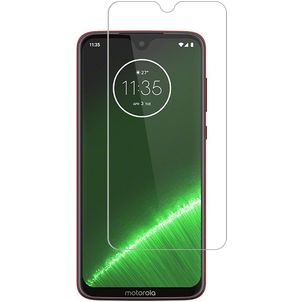 Mobigear Motorola Moto G7 Plus Panzerglas Gehärtetes Glas Displayschutz - Hüllenfreundlich