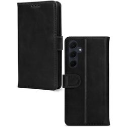 Mobilize Premium Gelly Wallet Samsung Galaxy A35 Hülle Klapphülle Geldbörse - Schwarz