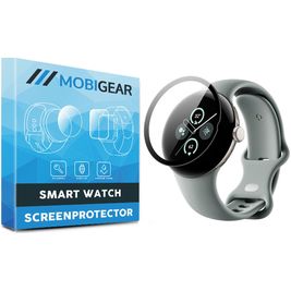 Mobigear Google Pixel Watch 2 Displayschutz Schutzfolie - Schwarz