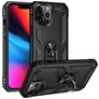 Mobigear Armor Ring iPhone 13 Pro Max Hülle Hardcase Backcover Stoßfest mit Ringhalter - Schwarz