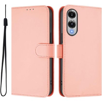 Mobigear Urban Wallet Samsung Galaxy S25 Edge Hülle Klapphülle Geldbörse - Pink