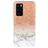 Mobigear Marble Huawei P40 Hülle Flexibles TPU Backcover - Pink