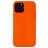 Mobigear Rubber Touch iPhone 12 Silikon Hülle Backcover - Coral