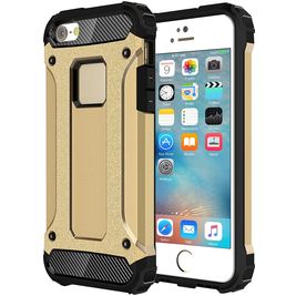 Mobigear Outdoor iPhone 5 Hülle Hardcase Backcover Stoßfest - Gold