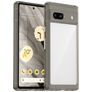 Mobigear Crystal Google Pixel 7a Hülle Hardcase Backcover - Transparent / Grau