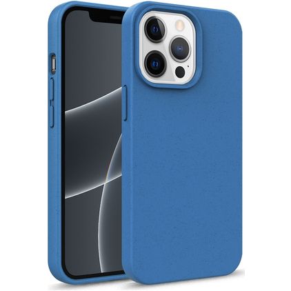 Mobigear Bio iPhone 13 Hülle Umweltfreundliches Backcover - Blau