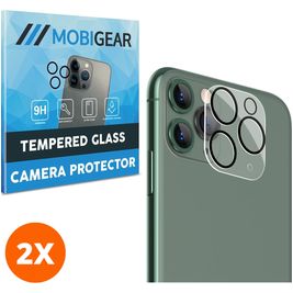 Mobigear iPhone 11 Pro Panzerglas Gehärtetes Glas Kamera Schutz - Hüllenfreundlich (2er Pack)