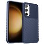 Mobigear Groove Samsung Galaxy S23 FE Hülle Flexibles TPU Backcover - Blau
