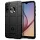 Mobigear Rugged Shield Samsung Galaxy A21 Hülle Flexibles TPU Backcover Stoßfest - Schwarz