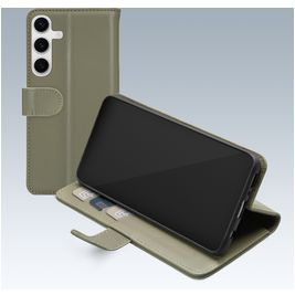 Mobilize Premium Gelly Samsung Galaxy S26 Hülle Klapphülle Geldbörse - Grün