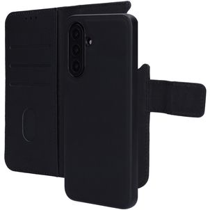 Mobiparts Samsung Galaxy A17 Hülle Echtes Leder Abnehmbare 2in1 Klapphülle Geldbörse - Schwarz