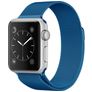Mobigear Color Loop Milanaise Apple Watch Armband Magnetverschluss - 42/41/40/38 mm - Dunkelblau