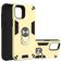 Mobigear Armor Ring iPhone 12 Pro Max Hülle Hardcase Backcover Stoßfest mit Ringhalter - Gold