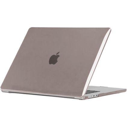 Mobigear Glossy MacBook Air 15 Zoll (2023-2026) Hardcase Hülle MacBook Case - Grau - Model A2941 / A3114 / A3241 / A3448