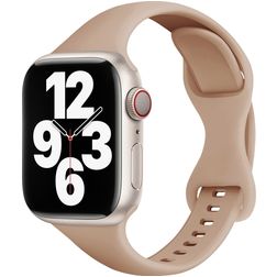 Mobigear Sport Slim Silikon Apple Watch Armband Drückerschließe - 49/46/45/44 mm - Pink