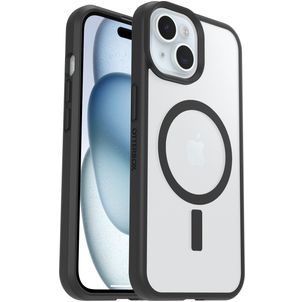 Otterbox React iPhone 15 MagSafe Hülle Hardcase Backcover Stoßfest - Schwarz