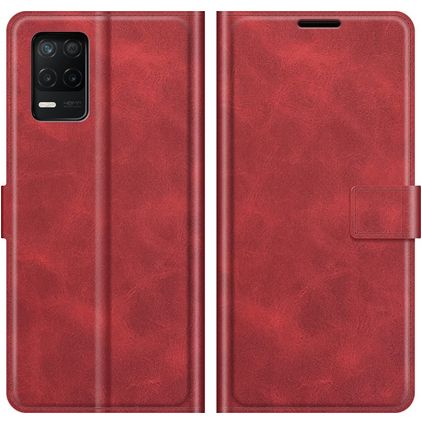 Mobigear Wallet Realme 8 5G Hülle Klapphülle Geldbörse - Rot