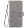 Mobigear Clover Samsung Galaxy A32 4G Klapphülle Portemonnaie - Grau