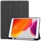 Mobigear Tri-Fold Gel iPad 7 (2019) Hülle Klapphülle + Stifthalter - Schwarz