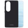 Mobilize Rubber Gelly OPPO A60 Hülle Flexibles TPU Backcover - Schwarz
