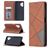 Mobigear Rhombus Slim Samsung Galaxy A32 5G Klapphülle - Braun