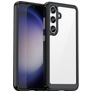 Mobigear Crystal Samsung Galaxy S24 Hülle Hardcase Backcover - Transparent / Schwarz