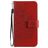 Mobigear Flowers OPPO A54 5G Hülle Klapphülle Geldbörse - Rot